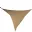 Voile d'Ombrage Triangulaire en Jute Naturel - WERKAPRO