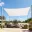 Voile d'ombrage blanche rectangulaire WERKA PRO