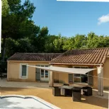Voile d'ombrage  taupe WERKA PRO