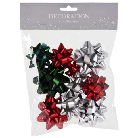 Noeuds décoration assortis  (12 pcs)