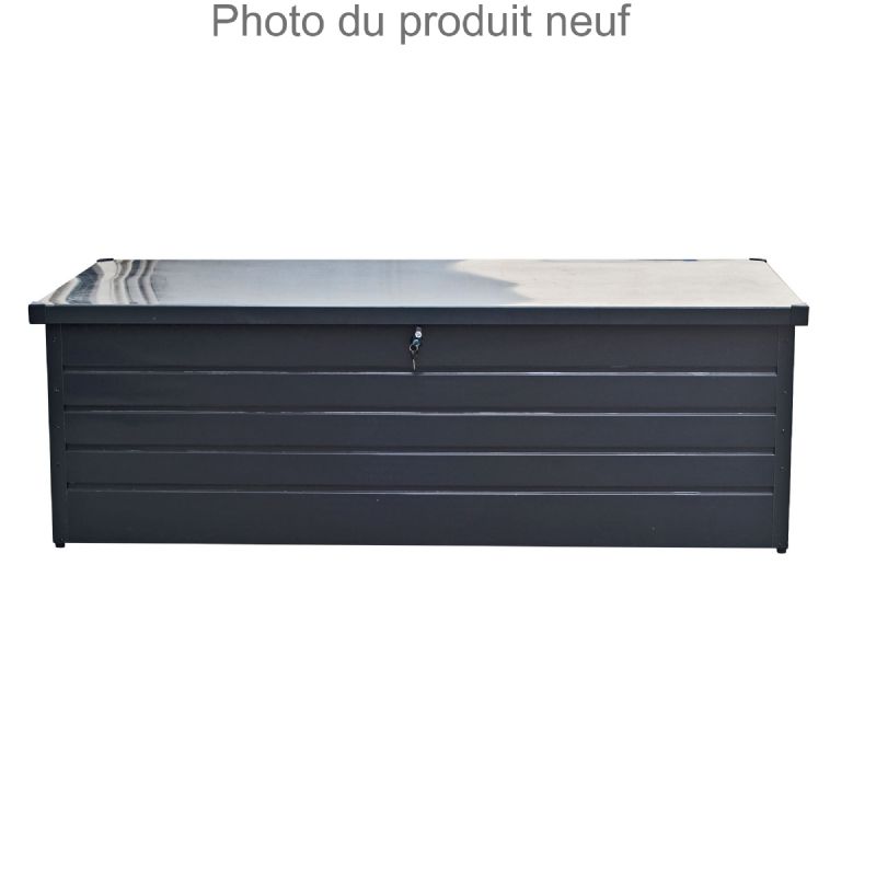 Coffre de rangement de jardin en métal WERKA PRO (1000 litres)