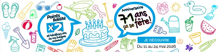 Anniversaire 71 ans